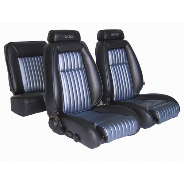 1985-86 Mustang GT Coupe Articulated Sport Bucket Seats, Vinyl